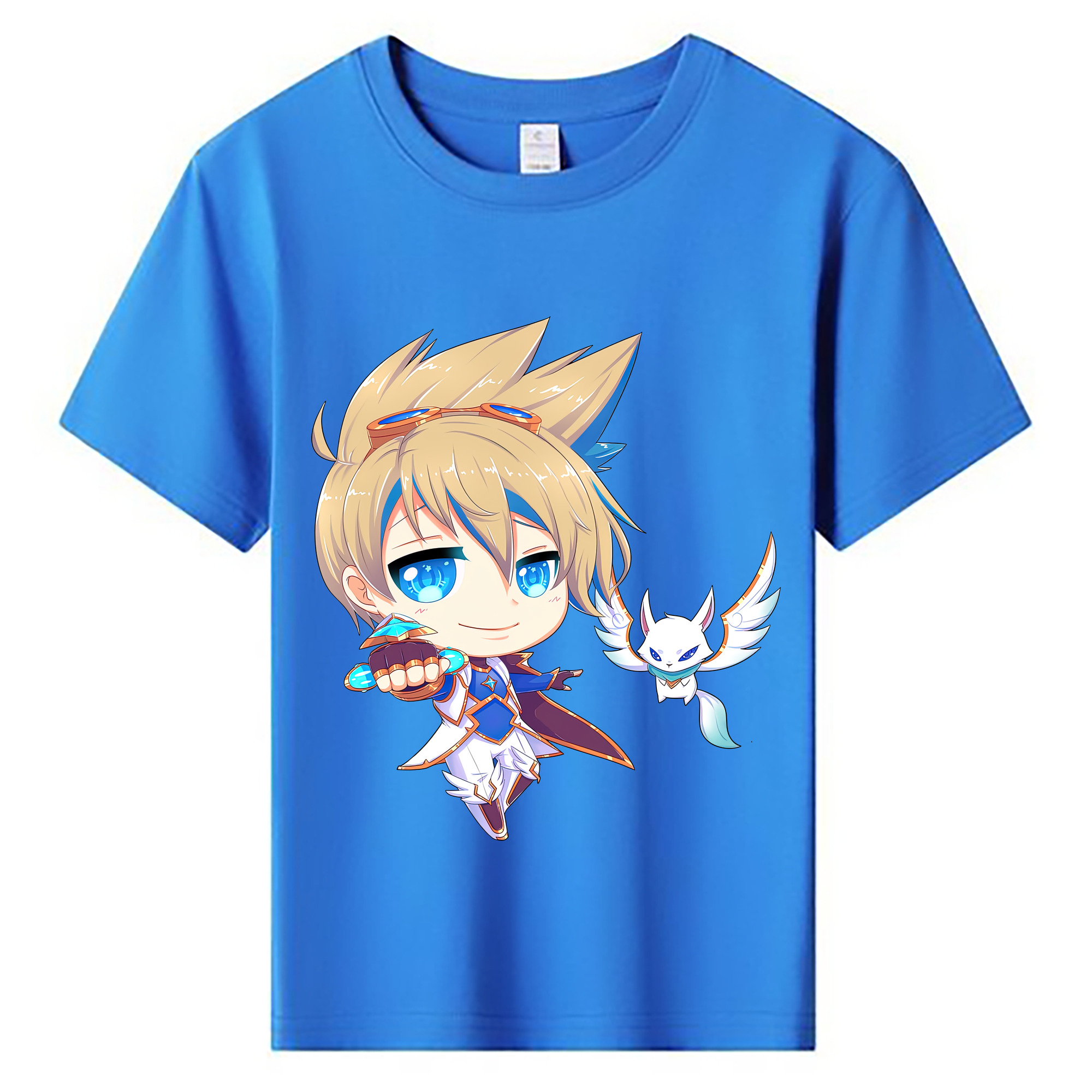 （画像用） リーグ・オブ・レジェンド League of Legends LOL 綿100％キッズTシャツ（フロントプリント）